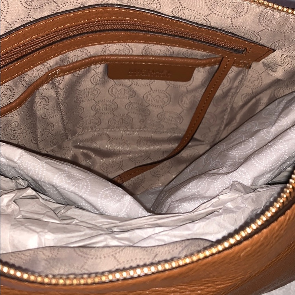 #sold# Michael Kors brown leather shoulder bag - Picture 8 of 8